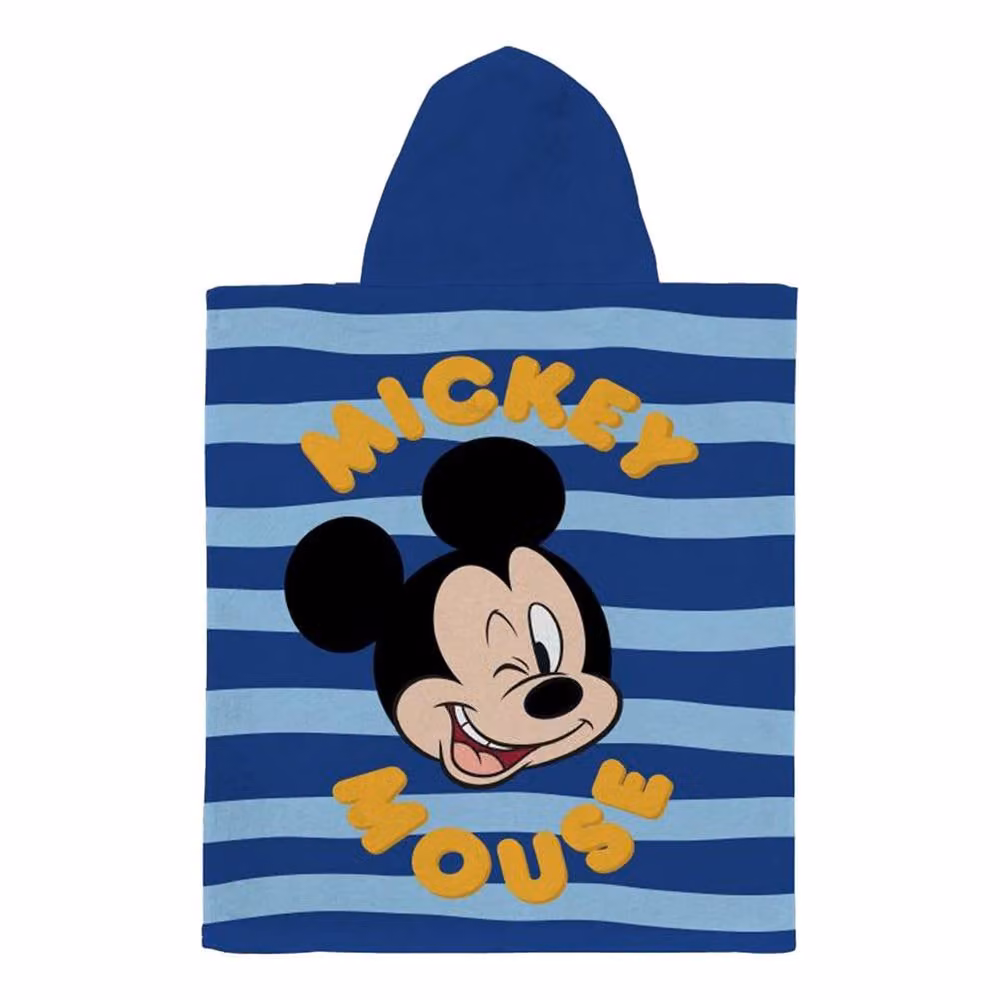 Disney Mickey Mouse Hooded Towel in Blue, Cotton, W/D/H: 115 x 50 x 50 cm – 2