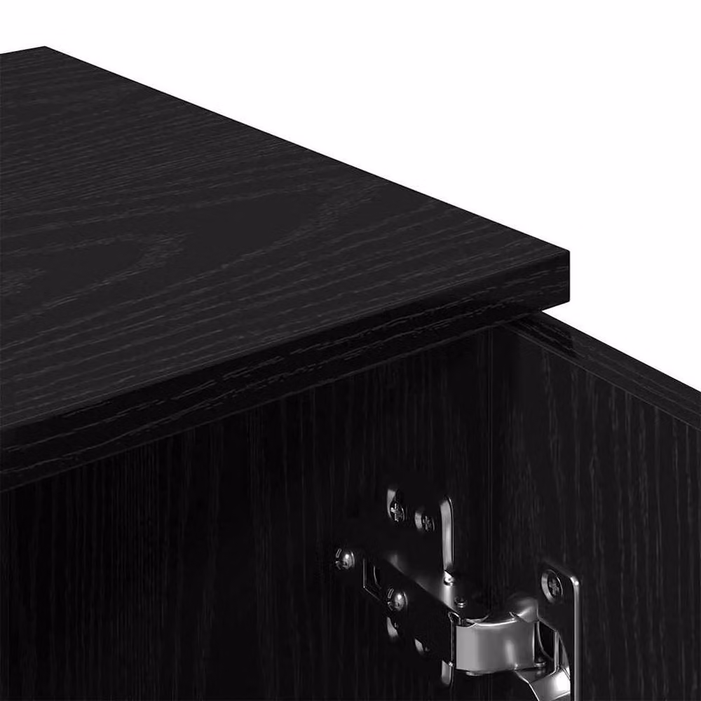 Berkfield Home Black Modern MDF Sideboard, W/D/H: 30 x 30 x 30 cm – 5