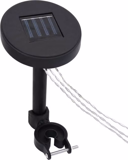 Berkfield Home White Solar LED Gazebo String Lights with Dusk Sensor – 1