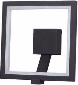 Netlighting Rodas LED Outdoor Wall Lamp, Anthracite Grey, 700lm, 3000K, IP65 – 3