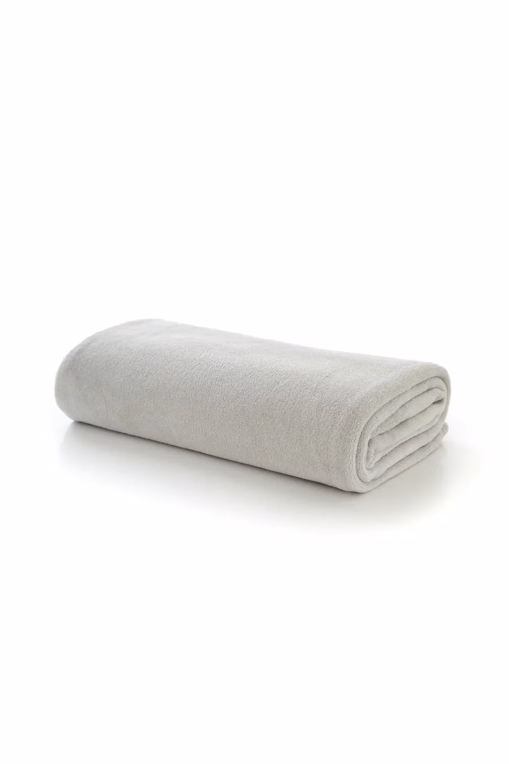 Deyongs Snuggle Touch Super Soft Solid Colour Fleece Throw in Light Grey, W: 140 cm, L: 180 cm – 2