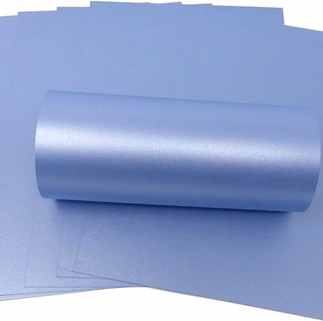 Syntego 10 Pack Double Sided A4 Construction Paper in Blue