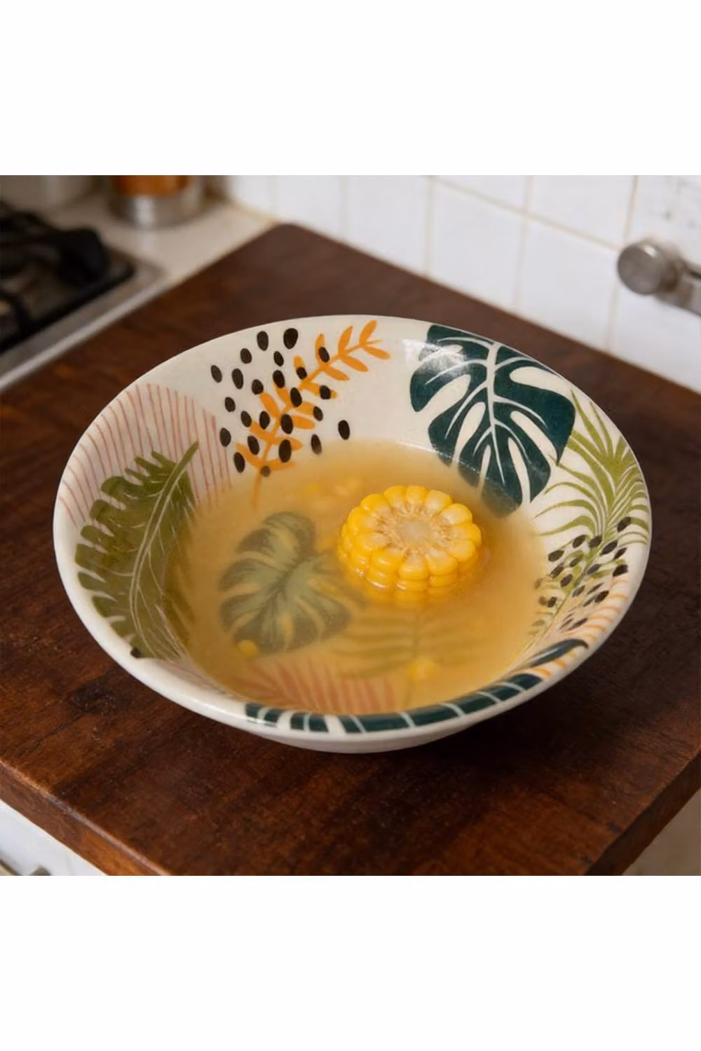 KDMD Multicolour Plastic Kitchen Storage Bowl with Assorted Flower Design, Diameter: 17 cm – 2