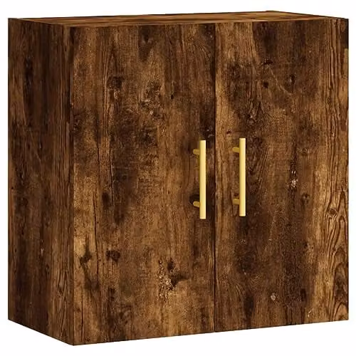 vidaXL Modern Wall Cabinet in Smoked Oak, W: 60 cm, D: 31 cm, H: 60 cm – 1