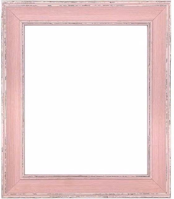 Frames by Post Scandi Single Rectangular Photo Frame in Pink, W: 25.4 cm x H: 25.4 cm – 1