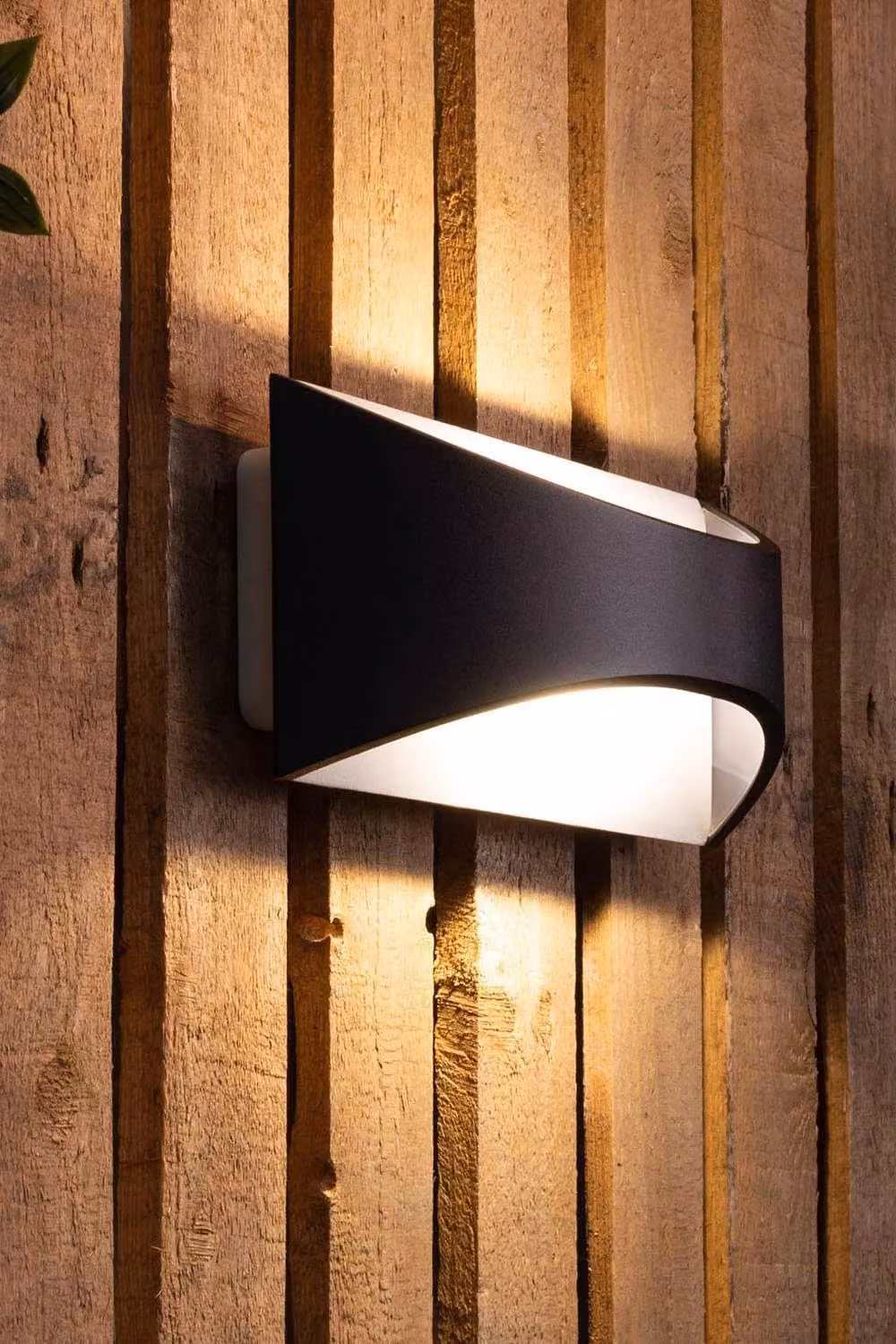 BHS Lighting Draco 6W LED Outdoor Wall Light in Black – 2
