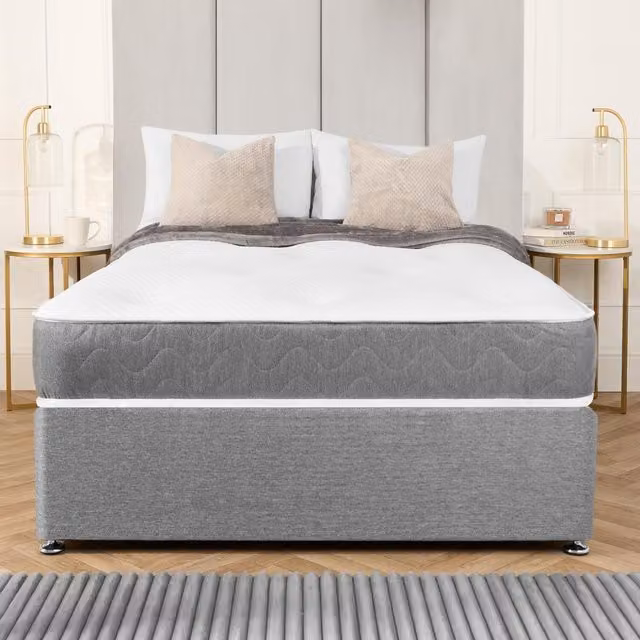 OHS 9 inch Premium Orthopaedic Mattress in White, Medium Firmness, W/D/H: 180 x 200 cm