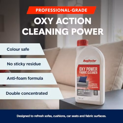 Rug Doctor Oxy Power Fabric Cleaner with Anti Foam, 1 Litre, White – 2
