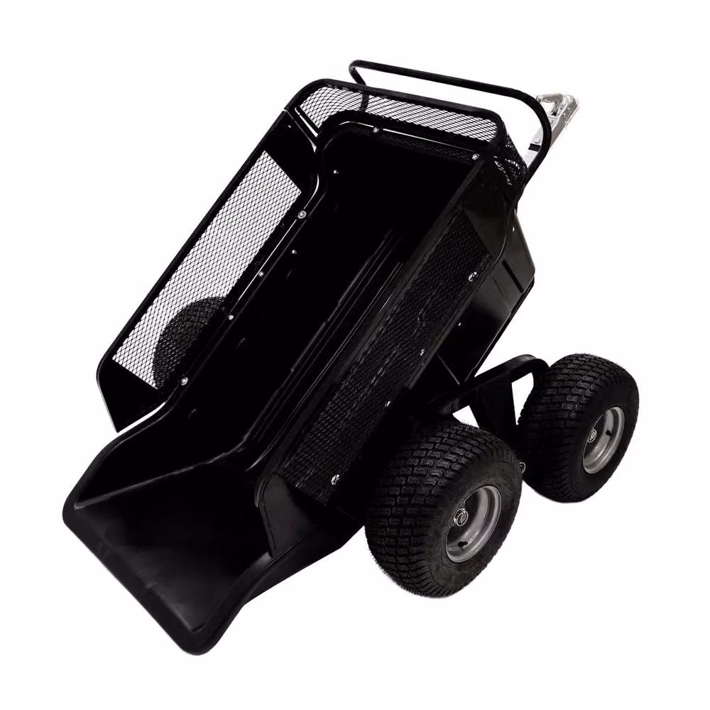 Monstershop 4 Wheel Tipping Trailer in Black – 5