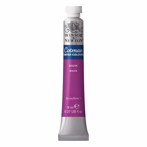 Winsor & Newton Cotman Watercolour Paint, Mauve, 8.5 ml – 2