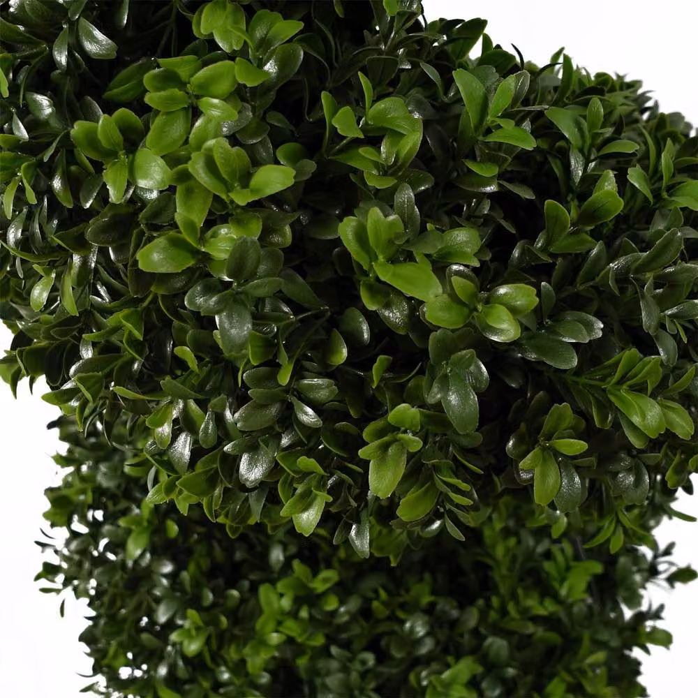Botanik Leaf Pair of Green Spiral Boxwood Artificial Trees, UV Resistant, Height: 120 cm, Width: 40 cm, Depth: 40 cm – 2
