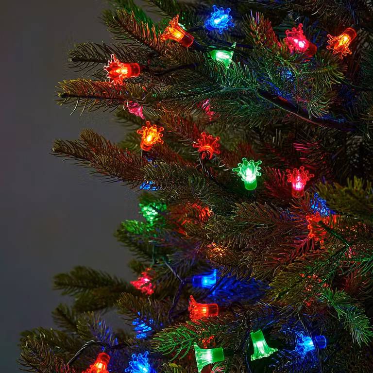 Pickwick 150 LED Multi Coloured Christmas Tree Lights with Timer and Connectable Feature