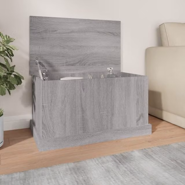 Berkfield Home Grey Sonoma Storage Box W/D/H: 70 x 40 x 38 cm