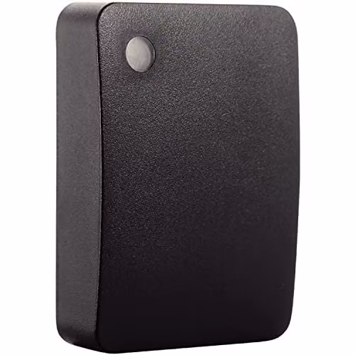 Loops Wall Mounted IP44 Outdoor Twilight Photocell Detector Light Switch in Black Plastic