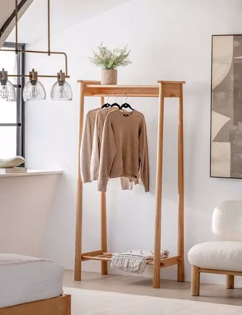 Gallery Direct Wycombe Open Wardrobe in Natural Oak