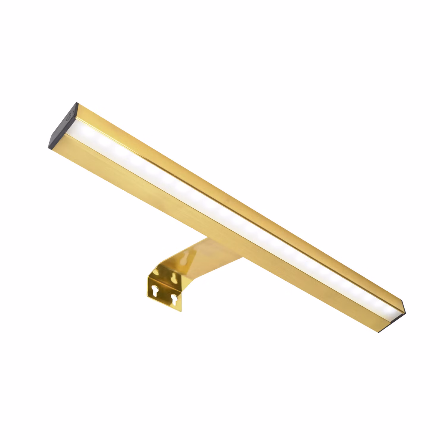 ValueLights Ryle Rechargeable Touch Dimmer Picture Wall Light in Gold/Brass – 2