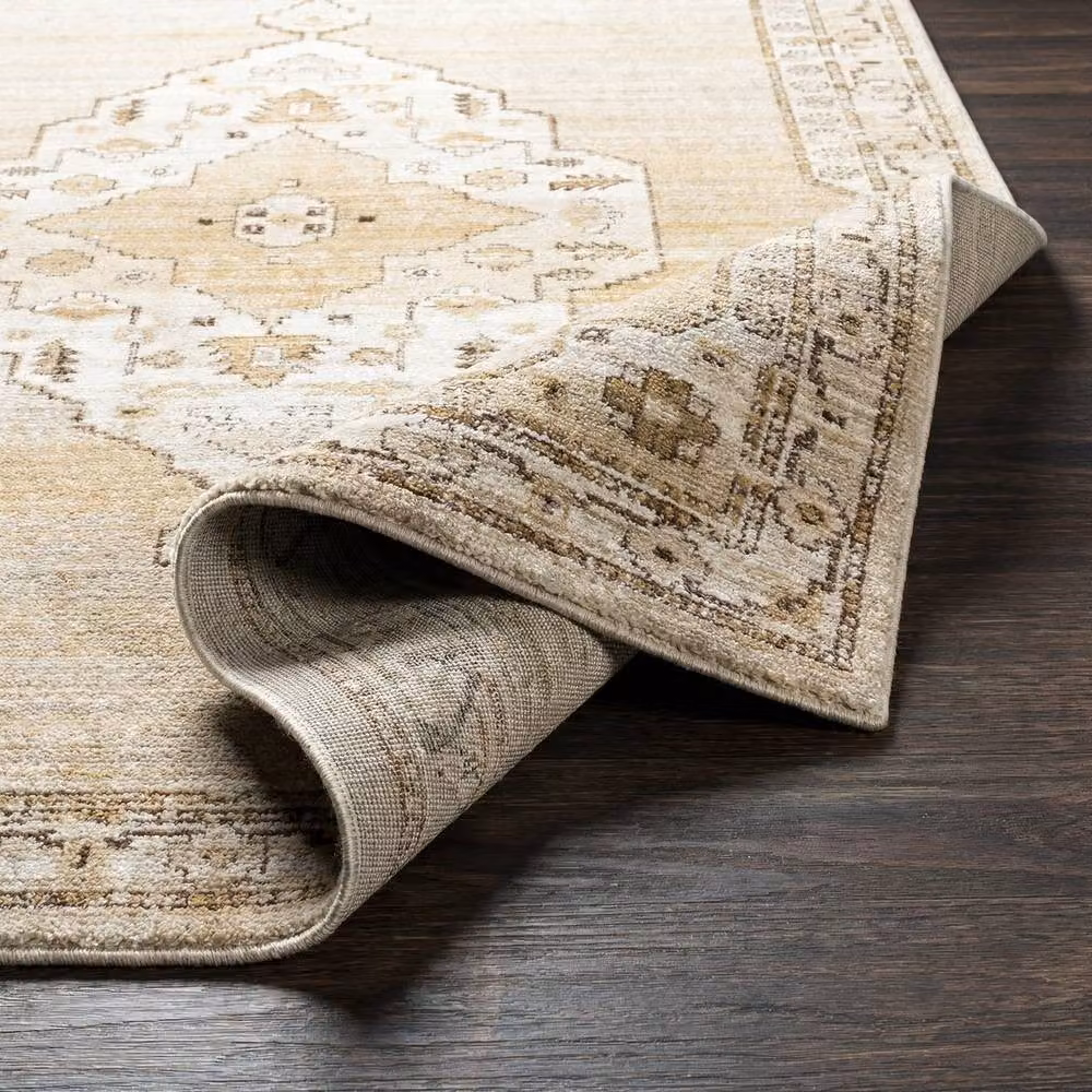 Livabliss Fifth Avenue Vintage Boho Living Room Rug in Brown, White, Grey and Beige, W: 200 cm, D: 275 cm – 3