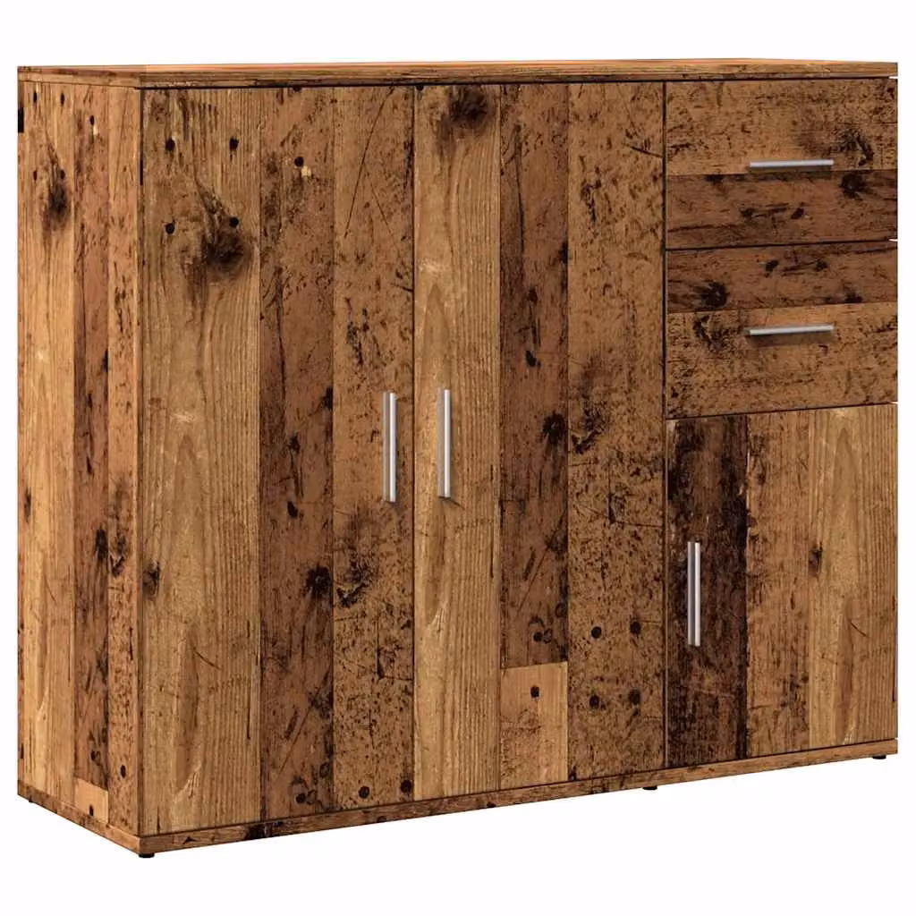Berkfield Home Classic Sideboard in Brown Old Wood, W/D/H: 91 x 29.5 x 75 cm – 2