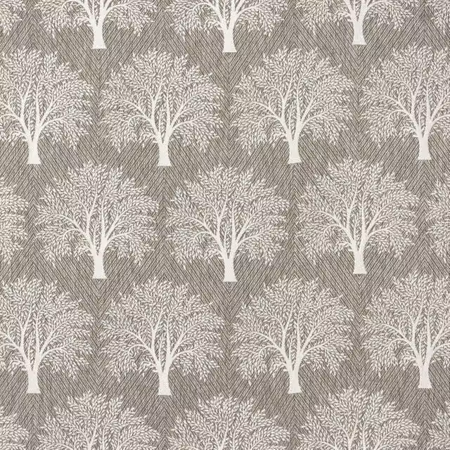 Terrys Levanto Fabric Pewter in Grey and White