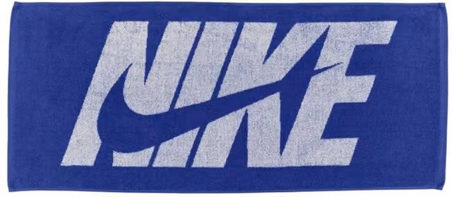 Nike Blue Graphic Terry Training Jacquard Towel