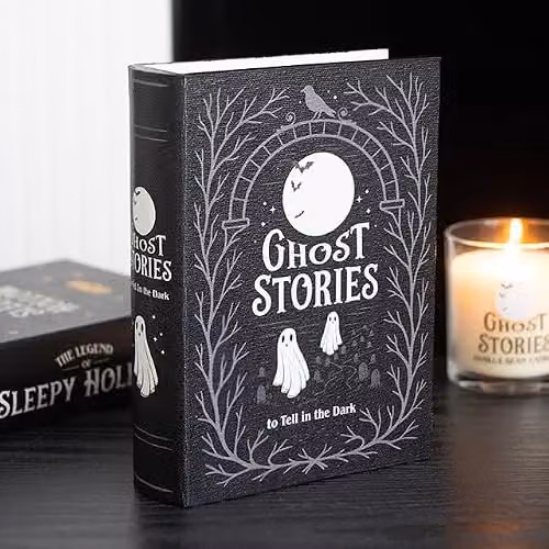 Something Different Wholesale Ghost Stories Book Shaped Storage Box, Black, W/D/H: 16.0 x 5.0 x 21.0 cm – 2