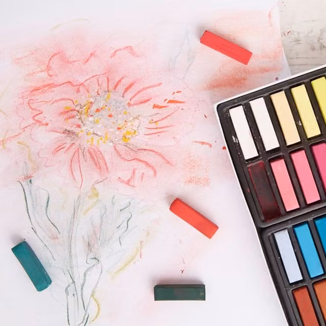 Faber-Castell Creative Studio Soft Pastels Multicolour Set of 2