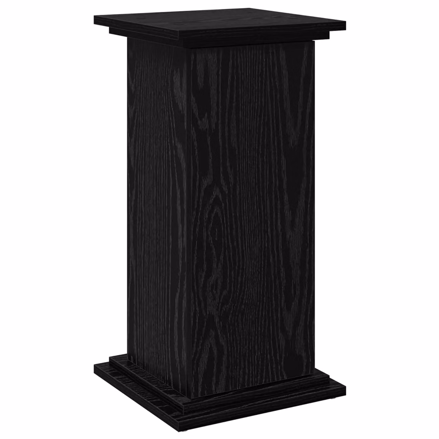 Berkfield Home Display Stand with Storage in Black Oak, W/D/H: 31 x 30 x 60 cm – 2