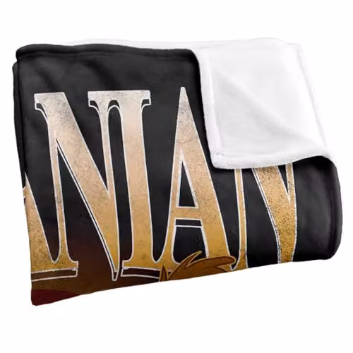 Warner Bros. Looney Tunes Taz Super Soft Fleece Throw Blanket for Children, Multicolour, W/H: 127.0 x 152.4 cm – 2