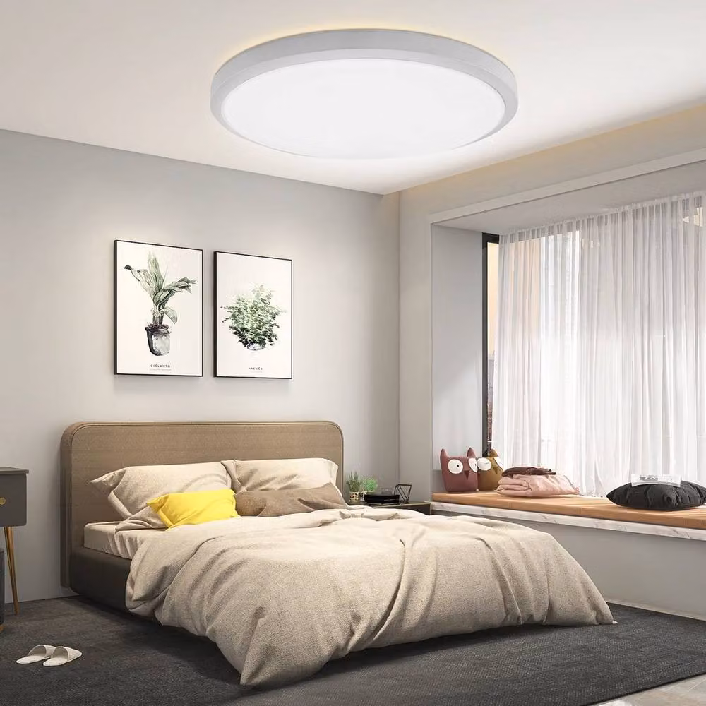 Kelvenix Round LED Ceiling Downlight in White with Remote Control and Dimming Function – 3