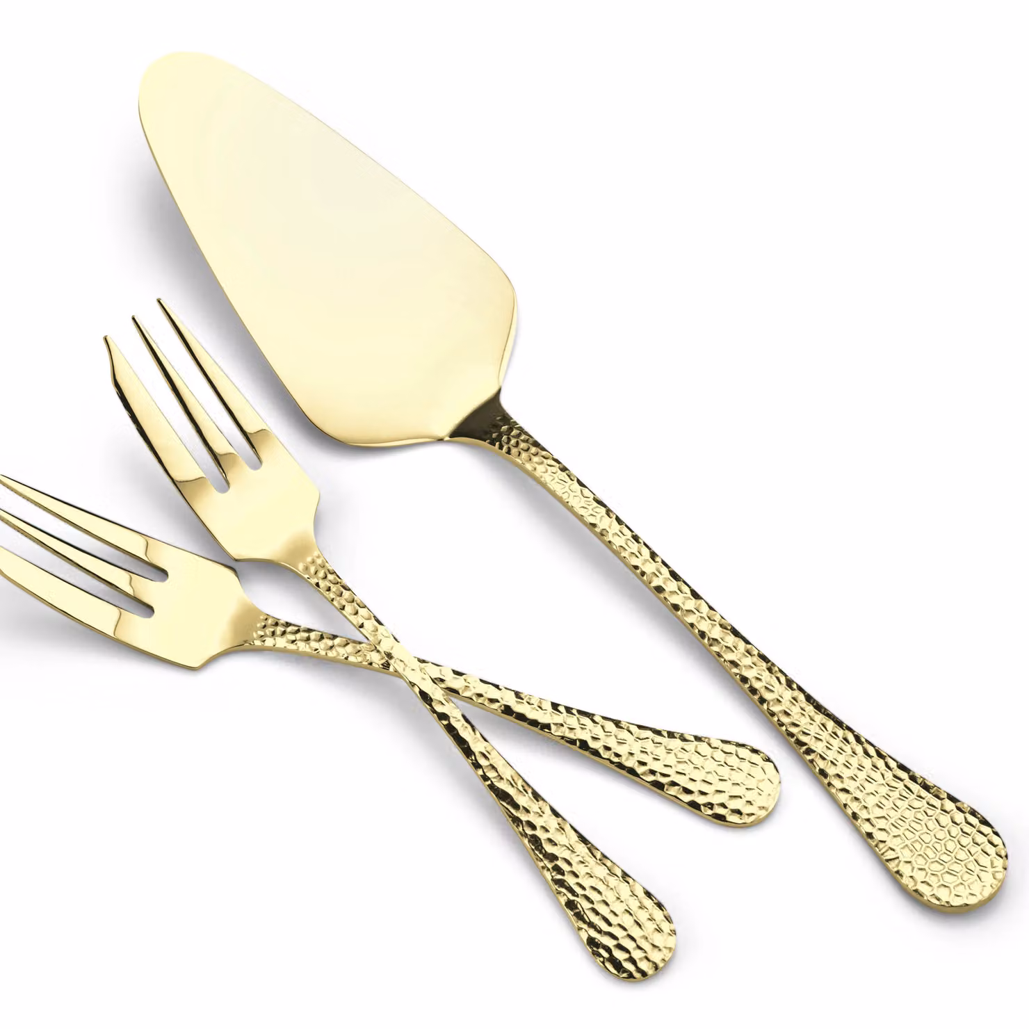 Arthur Price Champagne Avalon 7 Piece Gold Stainless Steel Pastry Serving Set – 2