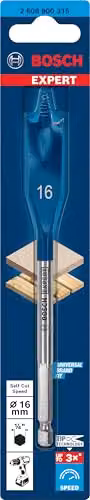Bosch Expert Self Cut Speed Spade Wood Drill Bit, Blue, Diameter: 16.0 mm, Length: 152.0 mm – 2
