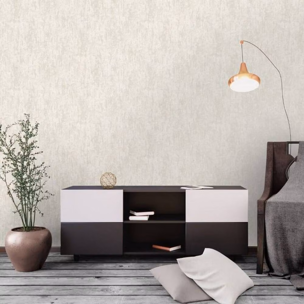 Holden Decor Loft Industrial Textured Abstract Wallpaper in Cream and Beige – 2