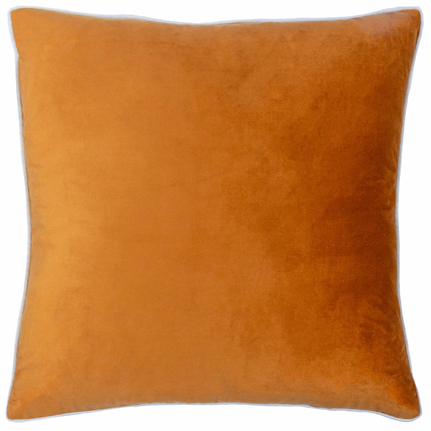 Paoletti Riva Home Meridian Orange Velvet Square Cushion, W/D/H: 55 x 55 x 55 cm – 2