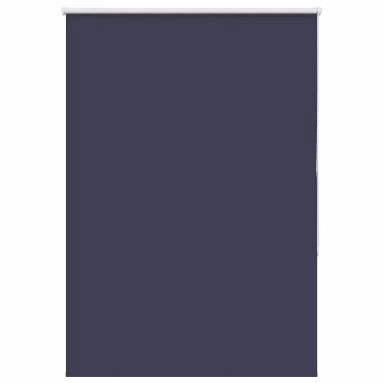 Berkfield Home Blue Marine Blackout Roller Blind with Polyester Fabric W: 130 cm, H: 175 cm