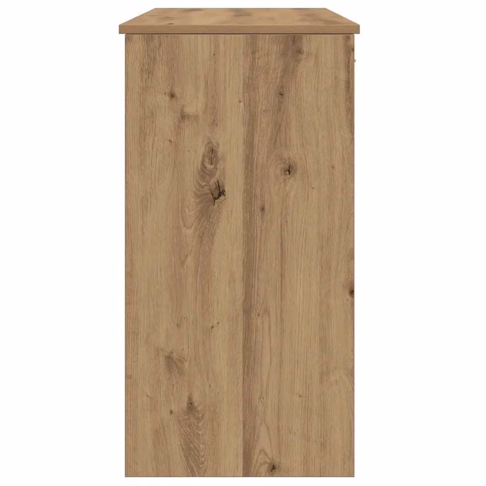 Berkfield Home Elegant Artisan Oak Writing Desk in Brown, W/D/H: 80 x 40 x 75 cm – 4