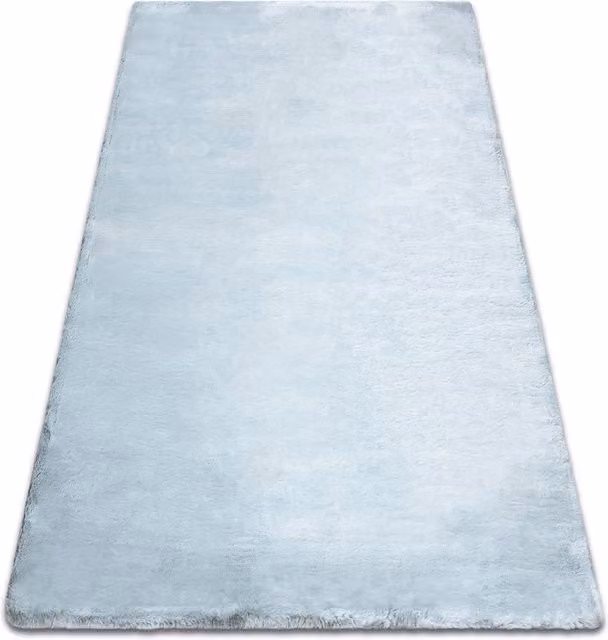 RugsX Teddy New Silver Faux Fur Rug W: 60 cm, D: 100 cm
