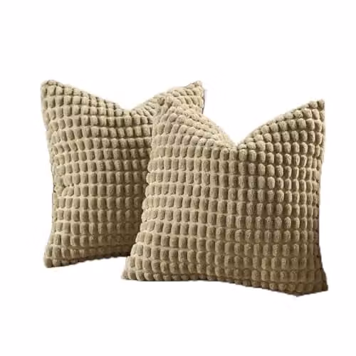 OHS 2 Pack Bobble Cushion Covers in Green, W/D/H: 45 x 45 x 45 cm – 1