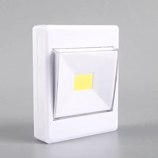 Marco Paul 3W COB LED Battery Operated Nightlight in White