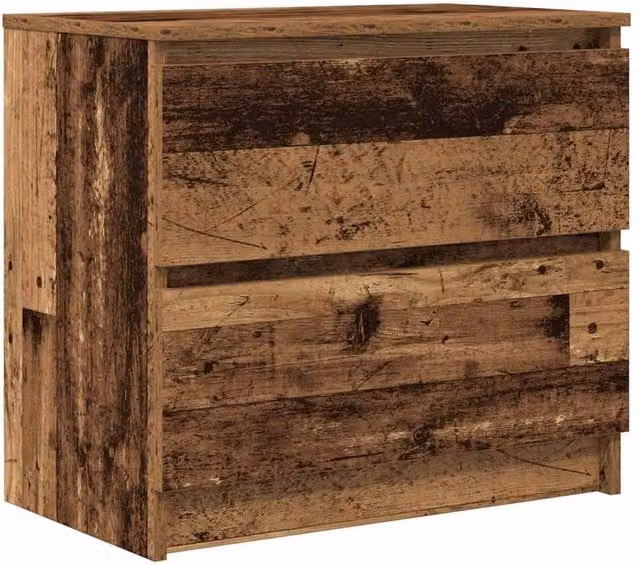 Berkfield Home Rustic TV Cabinet in Brown, W/D/H: 60 x 35 x 54 cm – 1