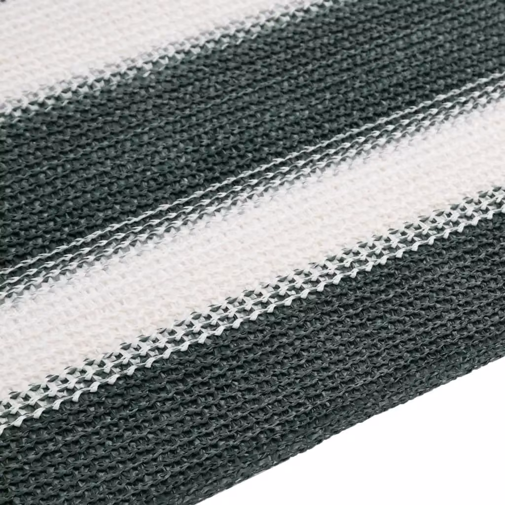 Berkfield Home Green and White HDPE Privacy Netting Mat – 5
