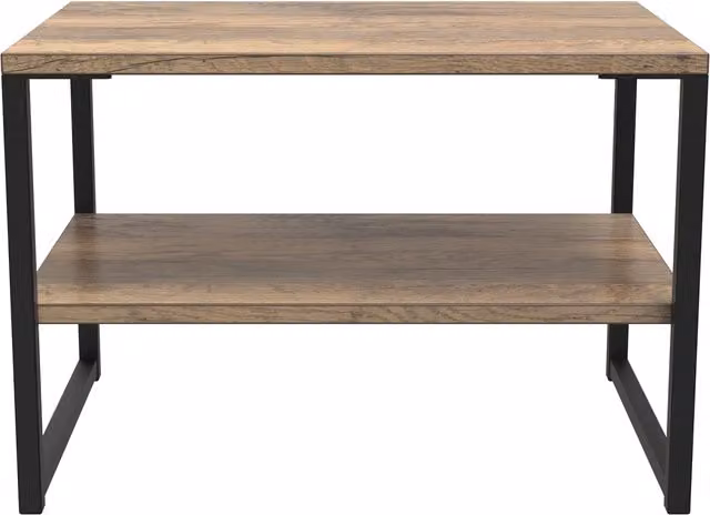 2 U Tamworth Ready Assembled Square Lamp Table in Dark Brown – 1