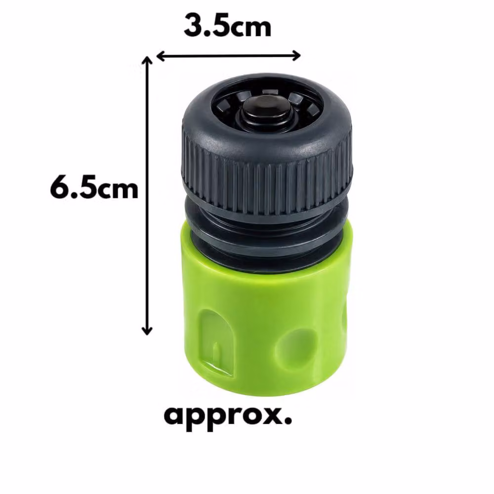 Marco Paul 1/2 inch Female Hose Connector with Water Stop in Green – 2