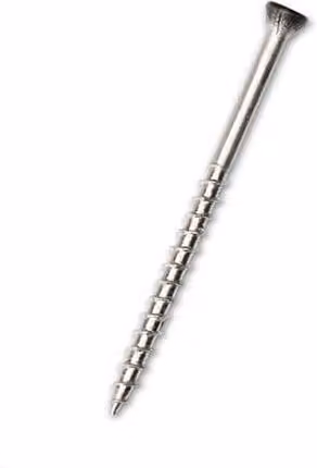Ecoscape Composite Decking and Cladding Colour Coded Screws, Silver, Pack of 100, 63mm