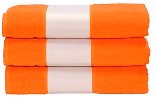 ARTG Subli-Me Orange Cotton Terrycloth Hand Towel