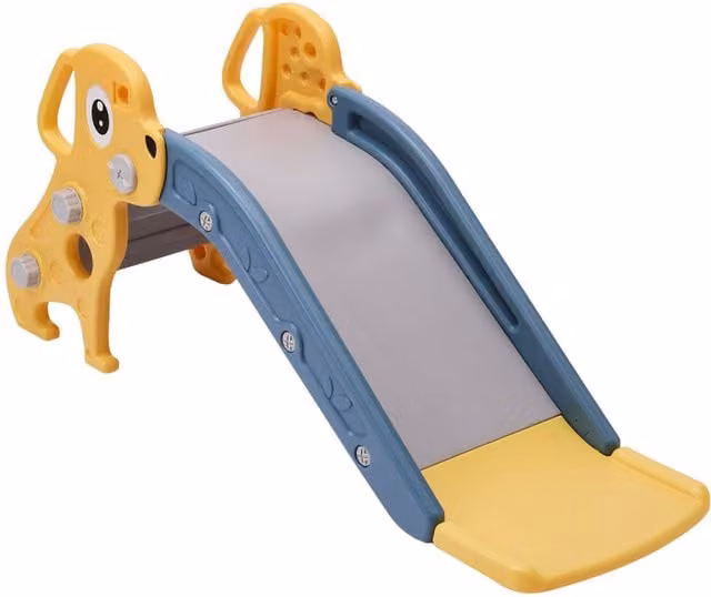 Kidkid Puppy-Themed Toddler Indoor Slide Toy in Yellow