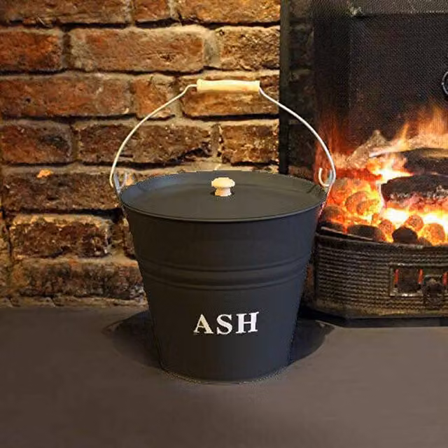 Marco Paul Fireside Ash Bucket - Black