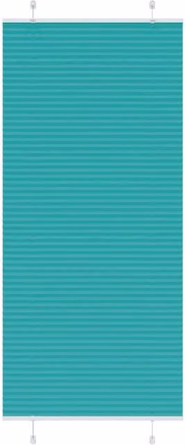 Berkfield Home Single Pleat Corded Blind in Petrol Green, W: 85 cm, H: 200 cm – 1