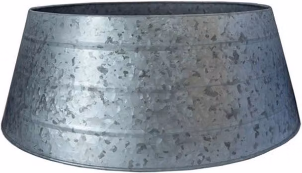 Lemon Pavilion Metal Christmas Tree Skirt in Grey, W67 x D67 x H26 cm