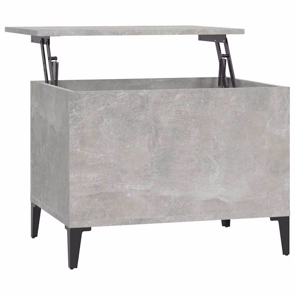 Berkfield Home Decorative Coffee Table in Concrete Grey, W: 60 cm, D: 44.5 cm, H: 45 cm – 2