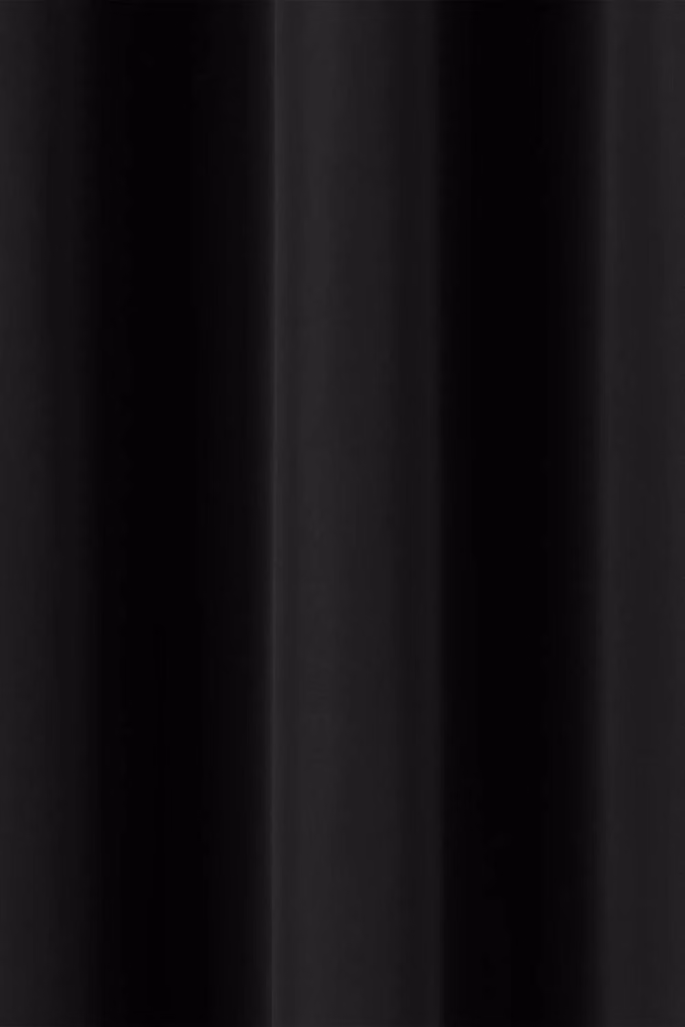 Enhanced Living Nightfall Plain Black Thermal Blockout Single Eyelet Door Curtain, W: 168 cm, H: 214 cm – 4